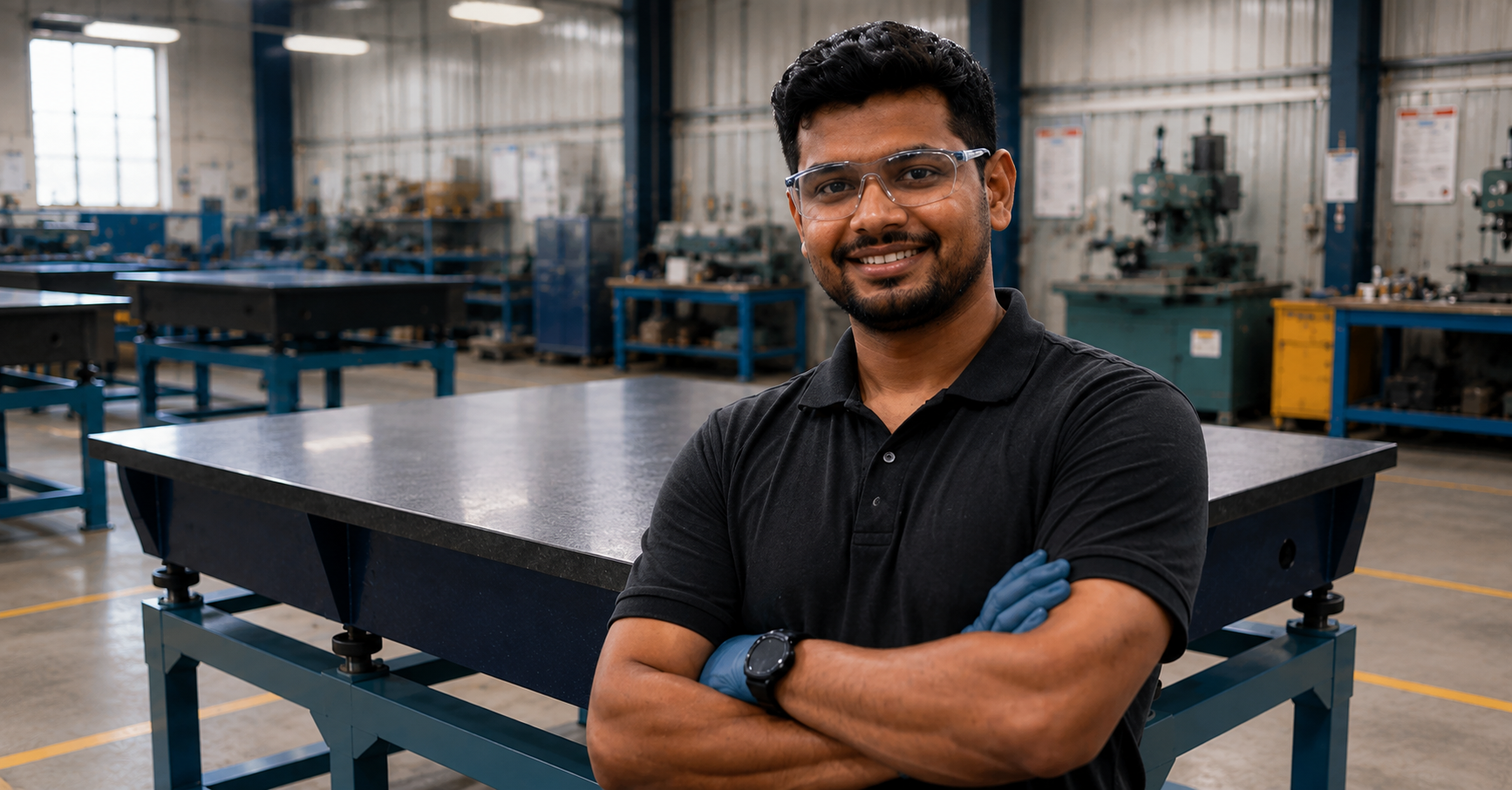 Precision Cast Iron Surface Plates manufacturing process at SPT Metrology